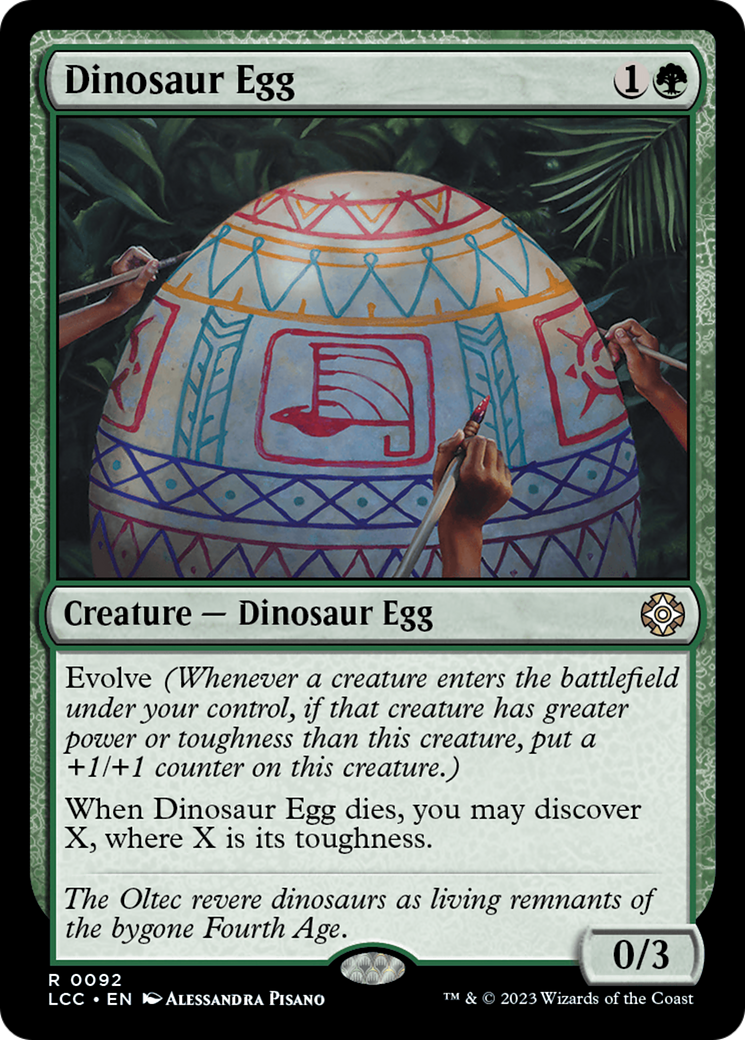 Dinosaur Egg [The Lost Caverns of Ixalan Commander] | Gam3 Escape