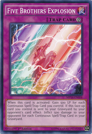 Five Brothers Explosion [MP14-EN058] Common | Gam3 Escape