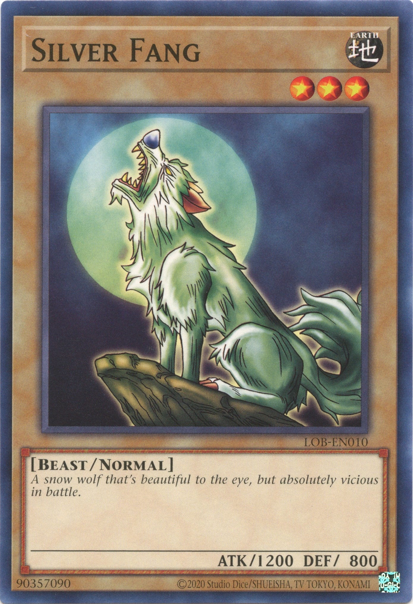 Silver Fang (25th Anniversary) [LOB-EN010] Common | Gam3 Escape