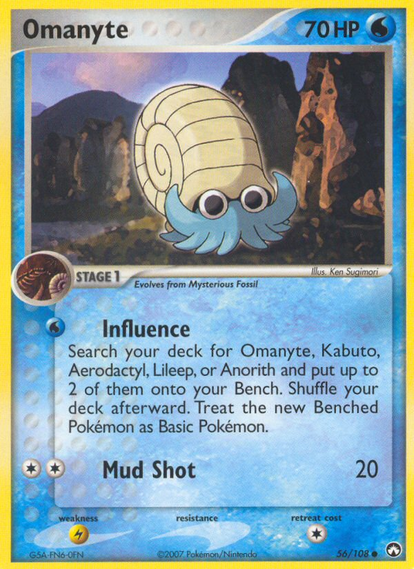 Omanyte (56/108) [EX: Power Keepers] | Gam3 Escape