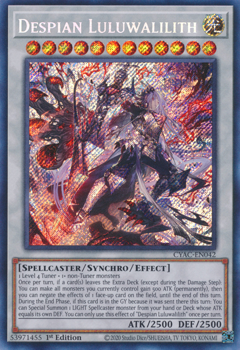 Despian Luluwalilith [CYAC-EN042] Secret Rare | Gam3 Escape