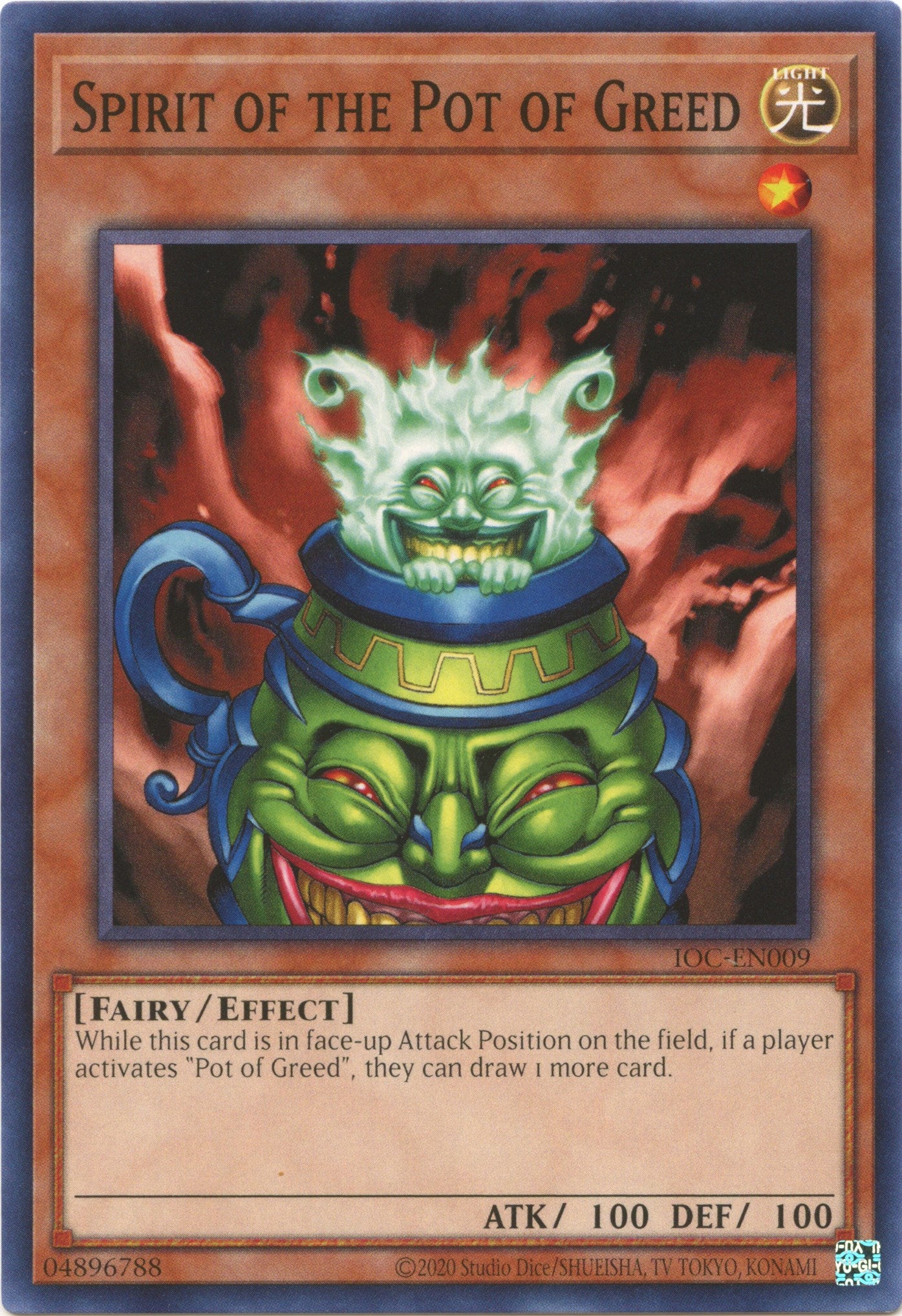 Spirit of the Pot of Greed (25th Anniversary) [IOC-EN009] Common | Gam3 Escape