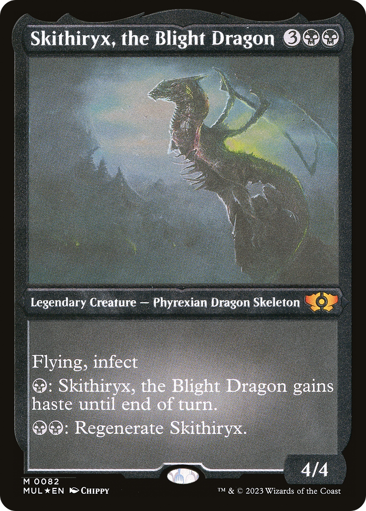 Skithiryx, the Blight Dragon (Foil Etched) [Multiverse Legends] | Gam3 Escape