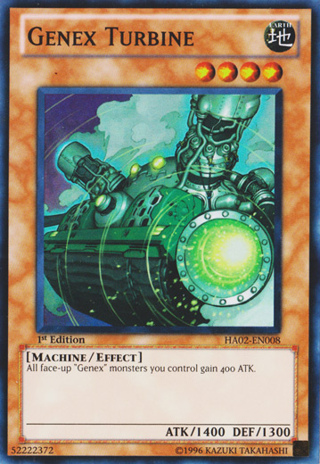 Genex Turbine [HA02-EN008] Super Rare | Gam3 Escape