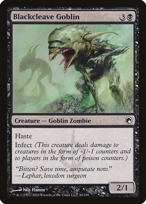 Blackcleave Goblin [Scars of Mirrodin] | Gam3 Escape