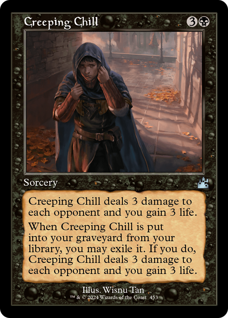 Creeping Chill (Retro Frame) [Ravnica Remastered] | Gam3 Escape