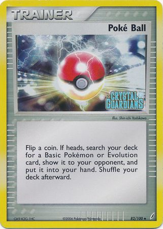 Poke Ball (82/100) (Stamped) [EX: Crystal Guardians] | Gam3 Escape