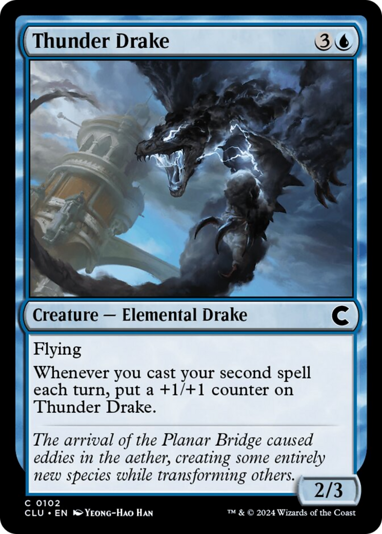 Thunder Drake [Ravnica: Clue Edition] | Gam3 Escape