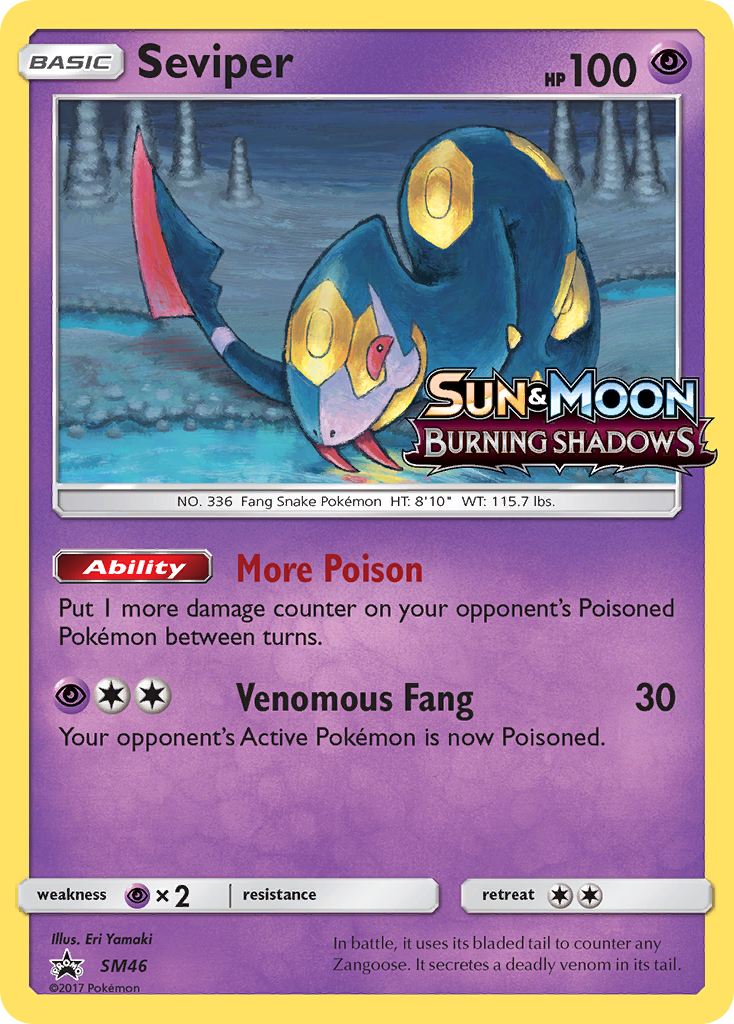 Seviper (SM46) [Sun & Moon: Black Star Promos] | Gam3 Escape