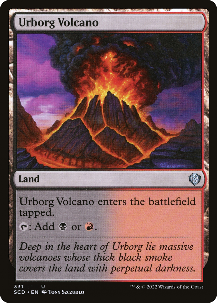 Urborg Volcano [Starter Commander Decks] | Gam3 Escape