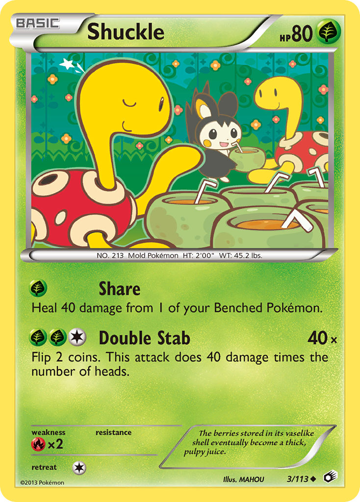 Shuckle (3/113) [Black & White: Legendary Treasures] | Gam3 Escape