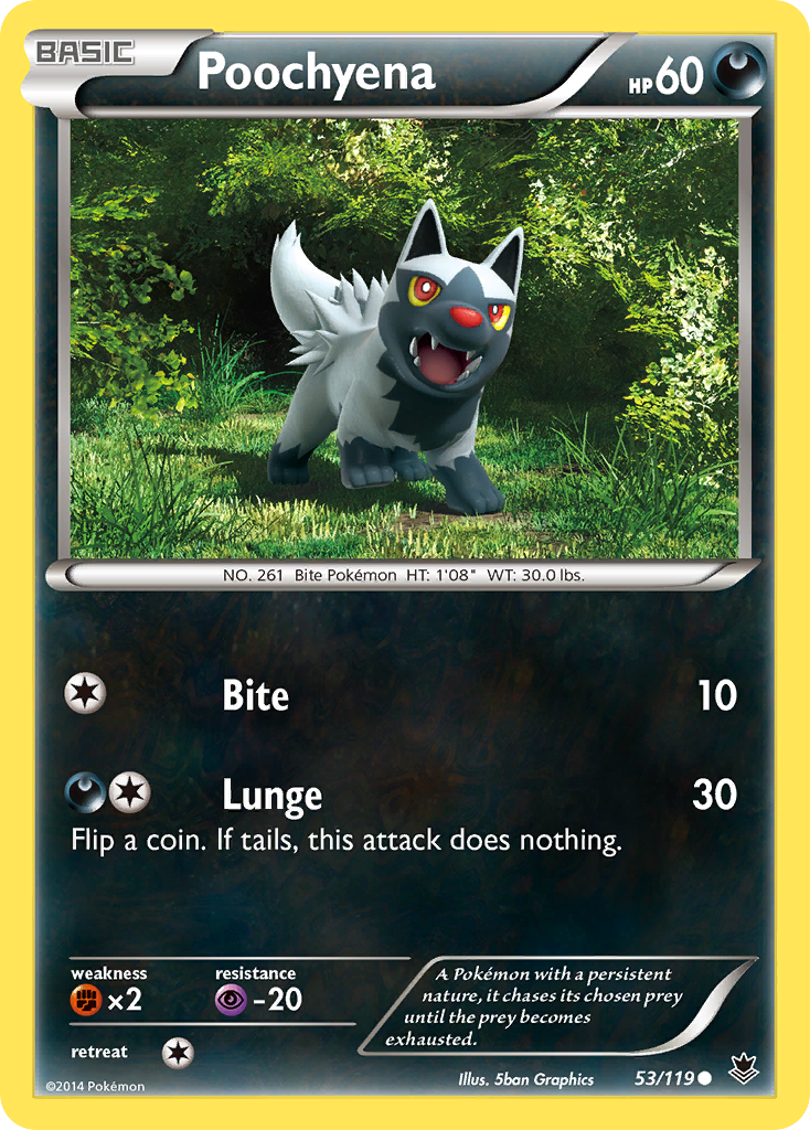 Poochyena (53/119) [XY: Phantom Forces] | Gam3 Escape