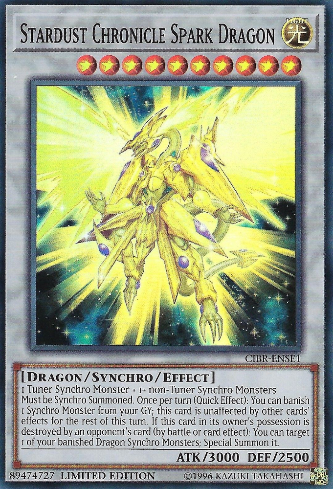 Stardust Chronicle Spark Dragon [CIBR-ENSE1] Super Rare | Gam3 Escape