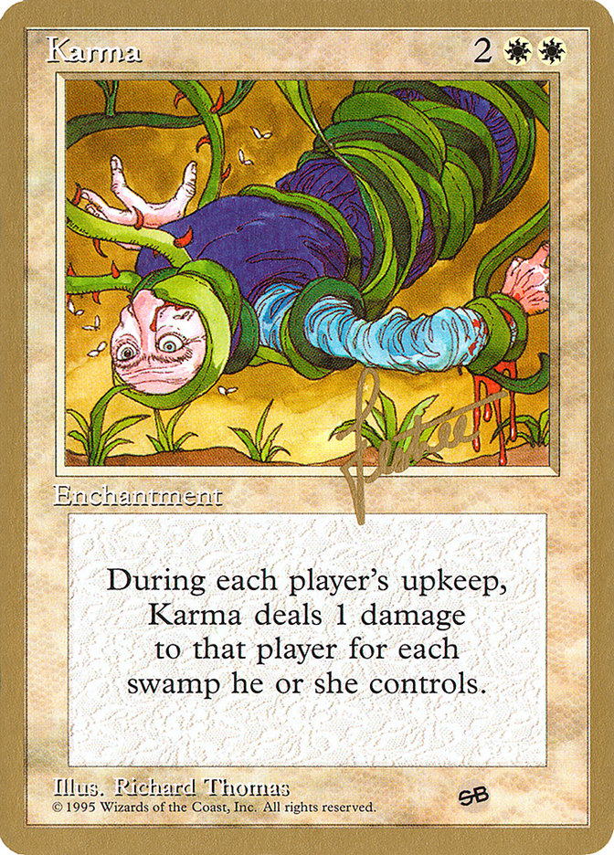 Karma (Bertrand Lestree) (SB) [Pro Tour Collector Set] | Gam3 Escape