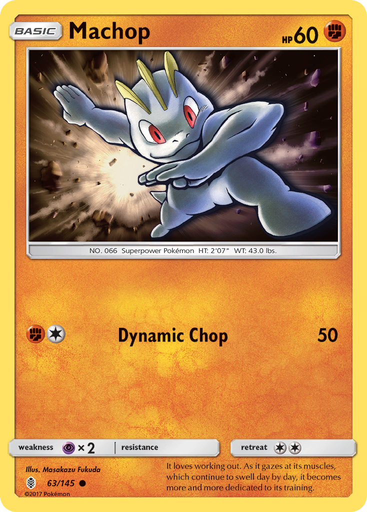 Machop (63/145) [Sun & Moon: Guardians Rising] | Gam3 Escape