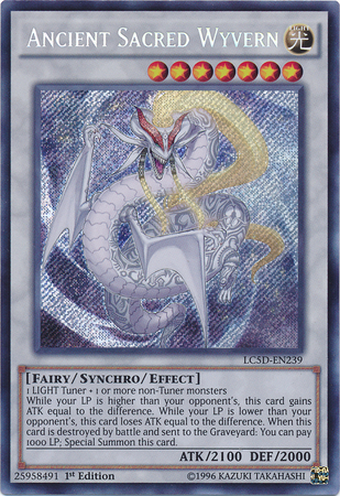 Ancient Sacred Wyvern [LC5D-EN239] Secret Rare | Gam3 Escape