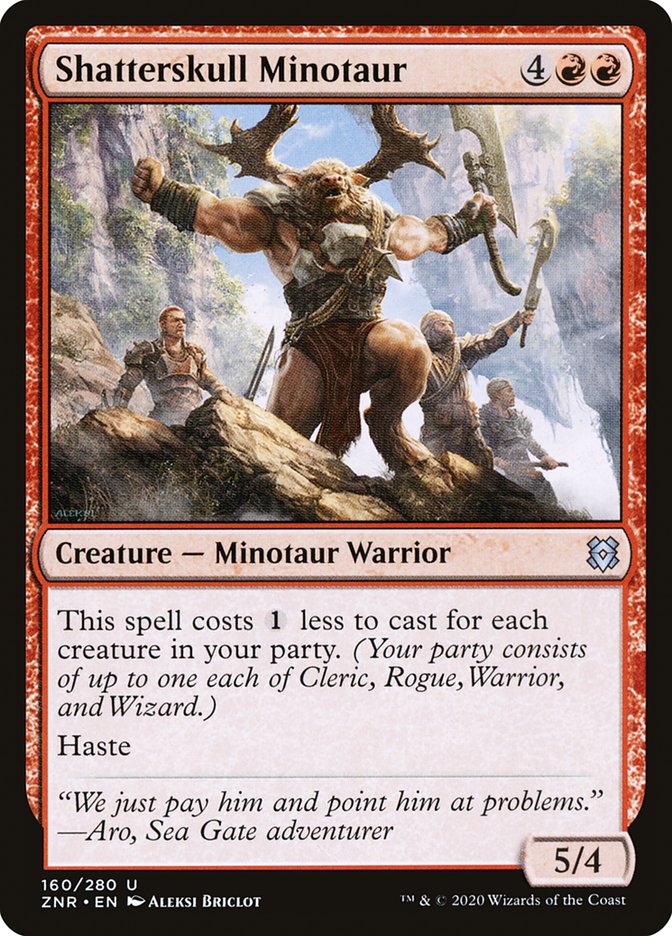 Shatterskull Minotaur [Zendikar Rising] | Gam3 Escape