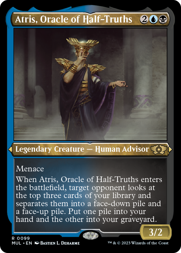 Atris, Oracle of Half-Truths (Foil Etched) [Multiverse Legends] | Gam3 Escape