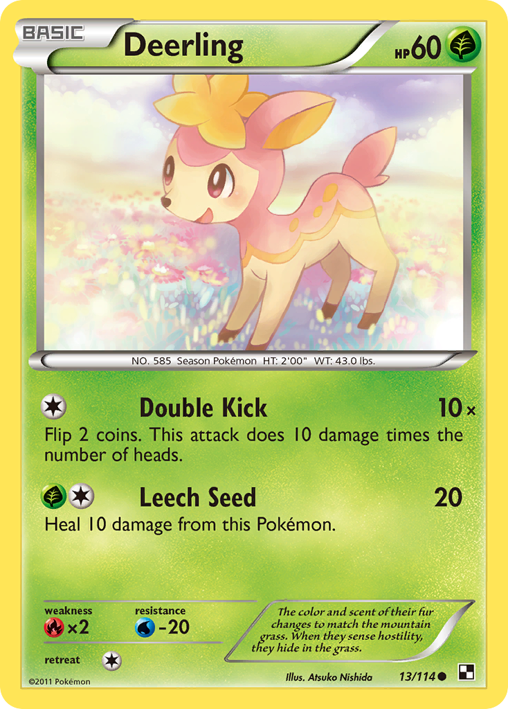 Deerling (13/114) [Black & White: Base Set] | Gam3 Escape