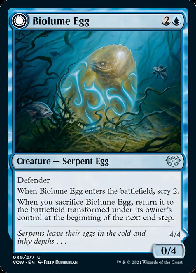 Biolume Egg // Biolume Serpent [Innistrad: Crimson Vow] | Gam3 Escape