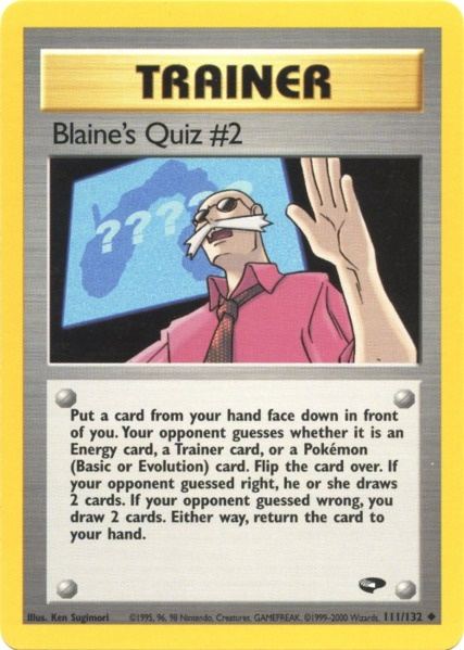 Blaine's Quiz #2 (111/132) [Gym Challenge Unlimited] | Gam3 Escape