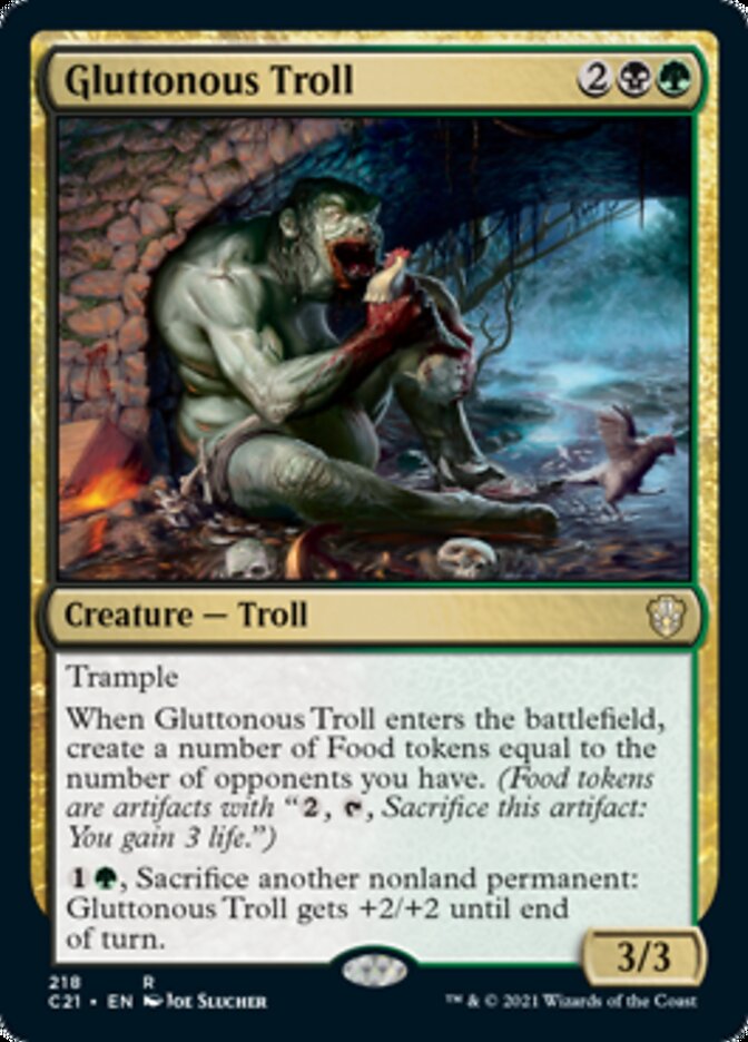 Gluttonous Troll [Commander 2021] | Gam3 Escape