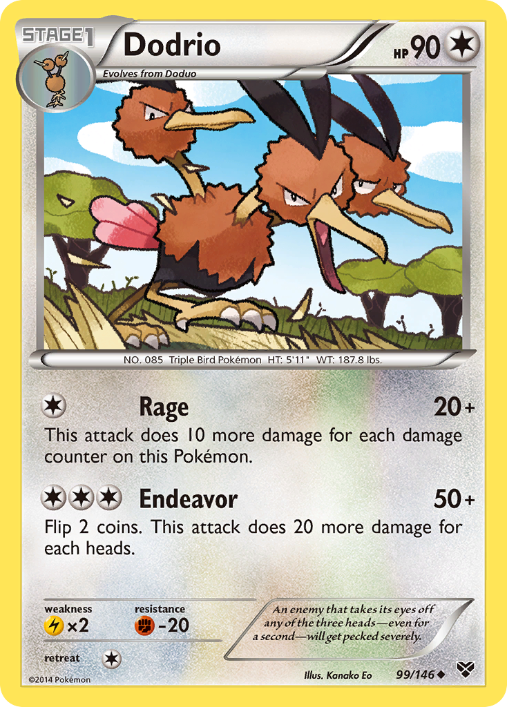 Dodrio (99/146) [XY: Base Set] | Gam3 Escape