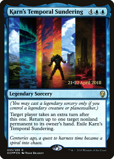 Karn's Temporal Sundering [Dominaria Promos] | Gam3 Escape