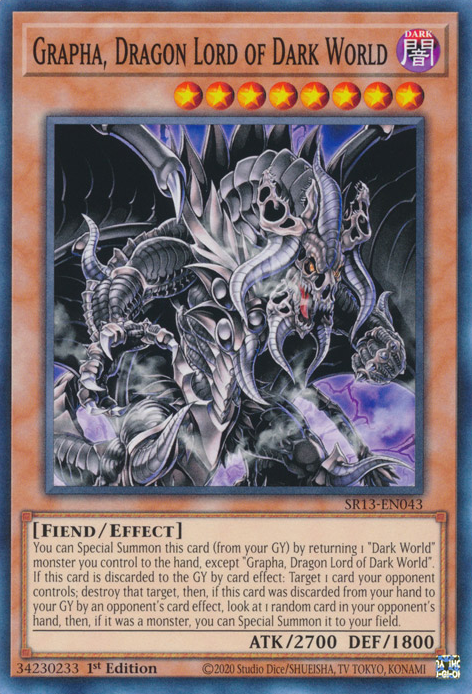 Grapha, Dragon Lord of Dark World [SR13-EN043] Common | Gam3 Escape