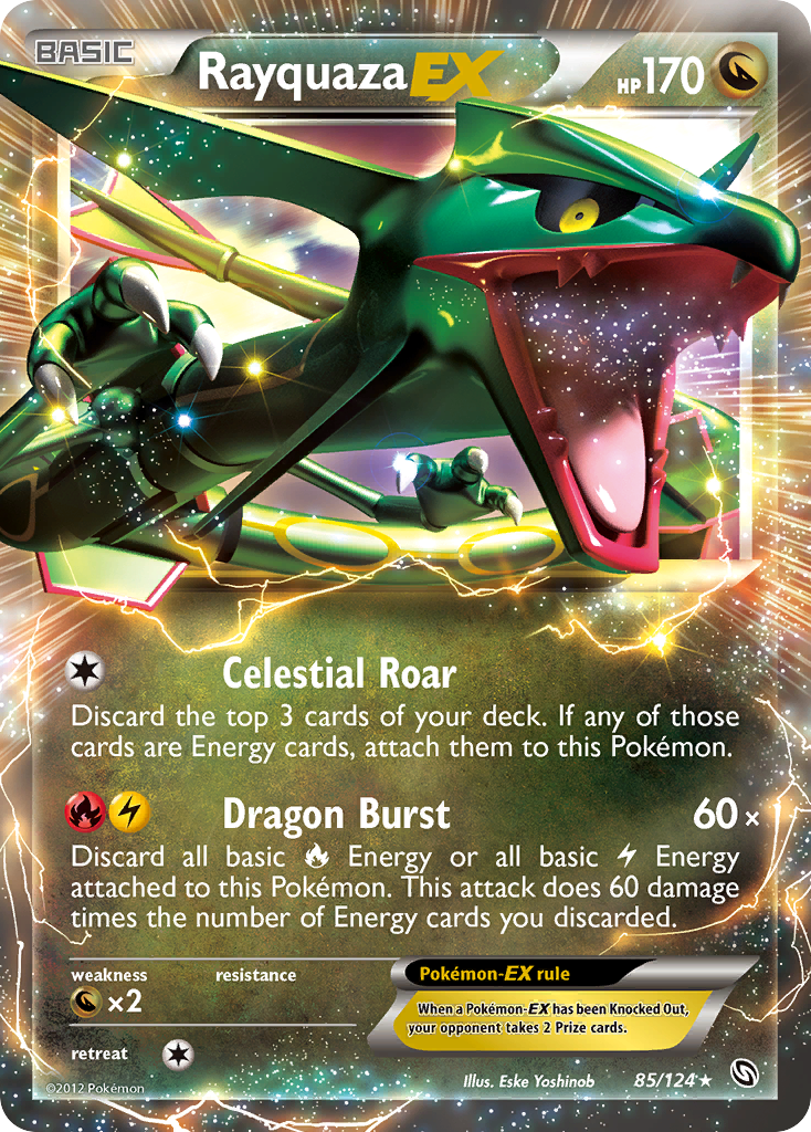 Rayquaza EX (85/124) [Black & White: Dragons Exalted] | Gam3 Escape