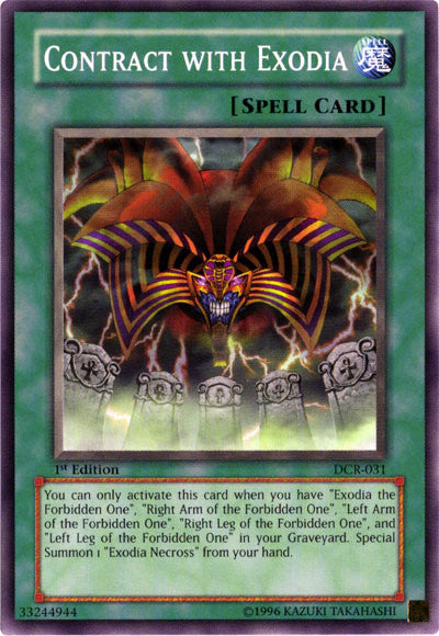 Contract with Exodia [DCR-031] Common | Gam3 Escape