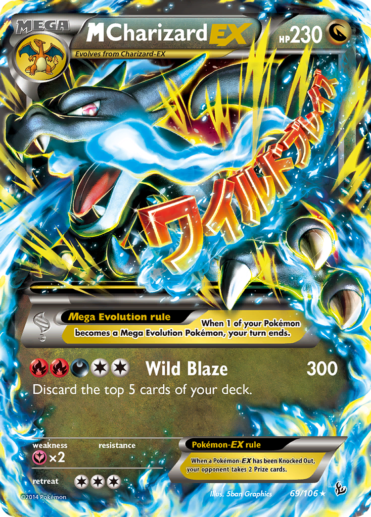 M Charizard EX (69/106) [XY: Flashfire] | Gam3 Escape