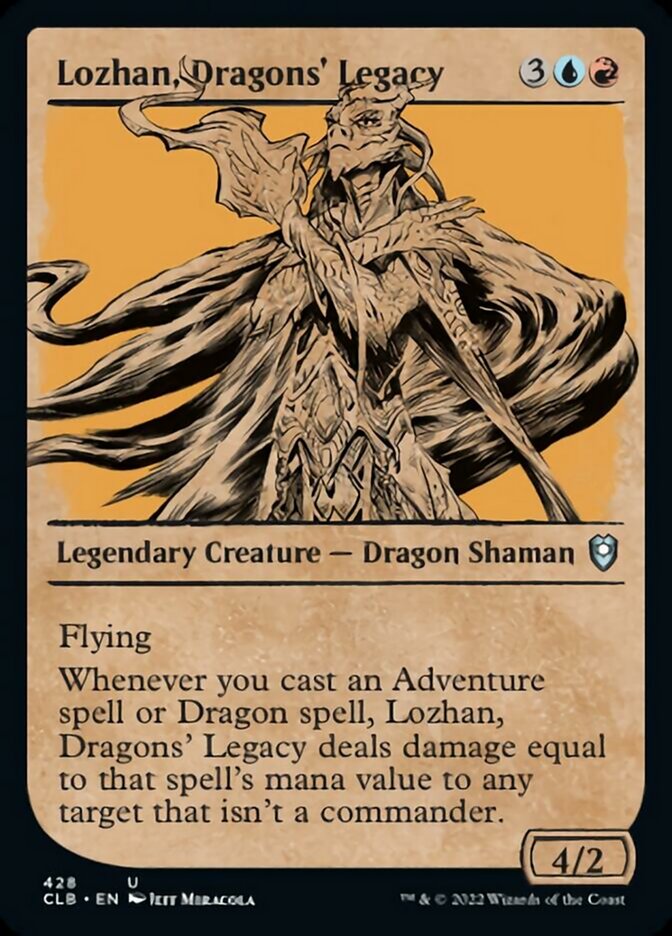 Lozhan, Dragons' Legacy (Showcase) [Commander Legends: Battle for Baldur's Gate] | Gam3 Escape