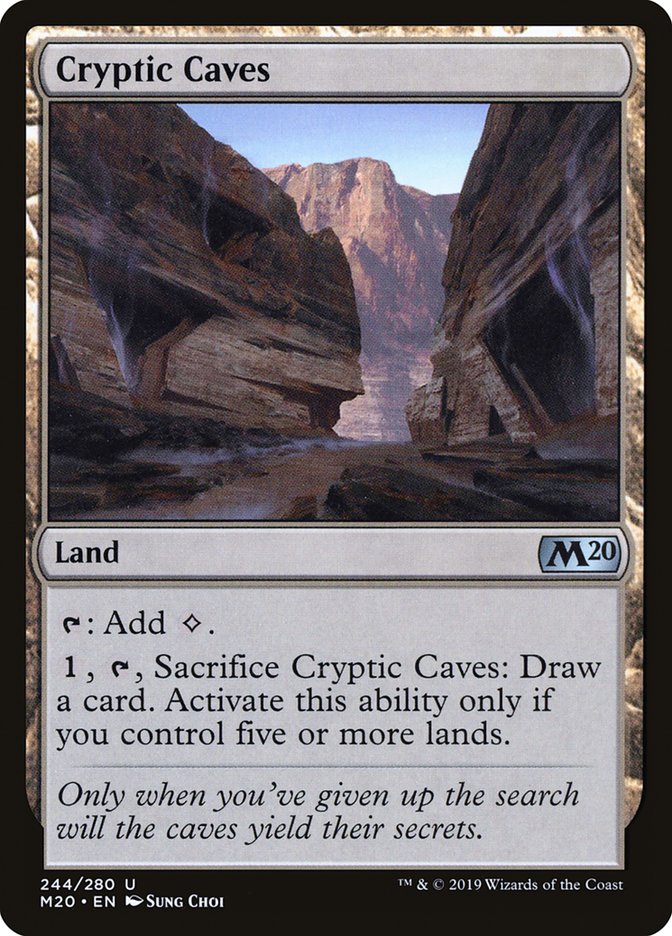 Cryptic Caves [Core Set 2020] | Gam3 Escape