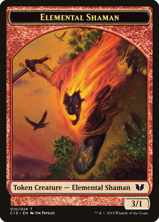 Elemental Shaman Token [Commander 2015 Tokens] | Gam3 Escape