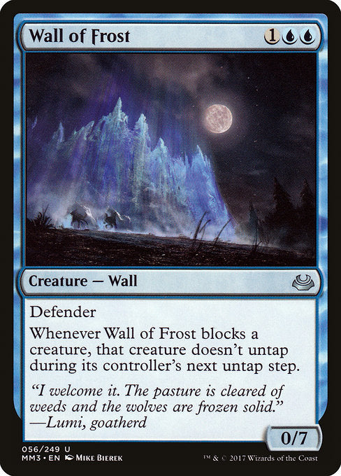 Wall of Frost [Modern Masters 2017] | Gam3 Escape