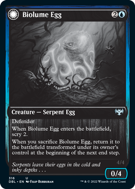 Biolume Egg // Biolume Serpent [Innistrad: Double Feature] | Gam3 Escape