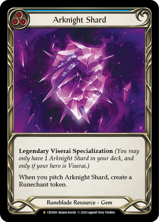 Arknight Shard [CRU000] 1st Edition Cold Foil | Gam3 Escape