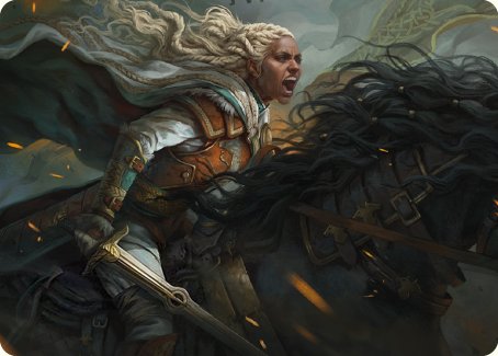 Eowyn, Fearless Knight Art Card [The Lord of the Rings: Tales of Middle-earth Art Series] | Gam3 Escape