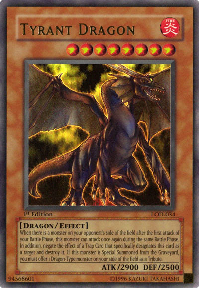 Tyrant Dragon [LOD-034] Ultra Rare | Gam3 Escape