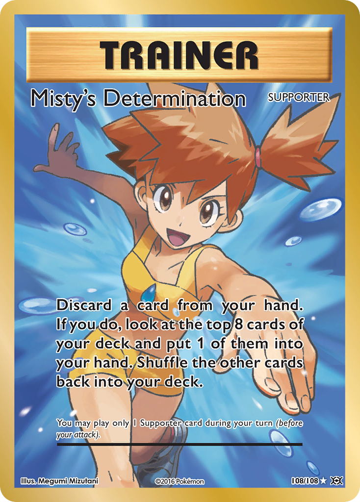 Misty's Determination (108/108) [XY: Evolutions] | Gam3 Escape