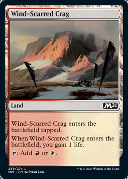 Wind-Scarred Crag [Core Set 2021] | Gam3 Escape