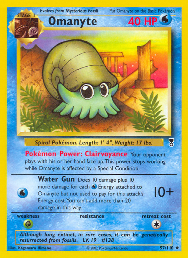 Omanyte (57/110) [Legendary Collection] | Gam3 Escape