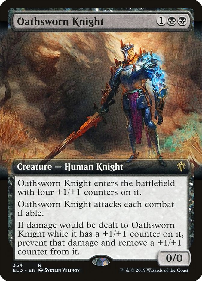 Oathsworn Knight (Extended Art) [Throne of Eldraine] | Gam3 Escape