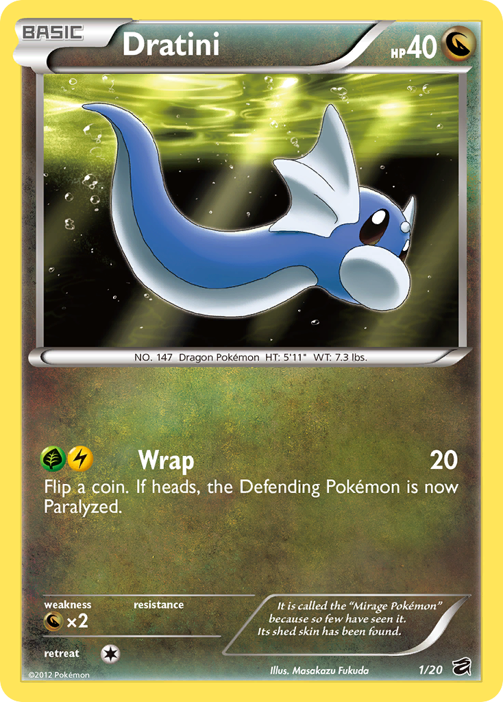 Dratini (1/20) [Black & White: Dragon Vault] | Gam3 Escape