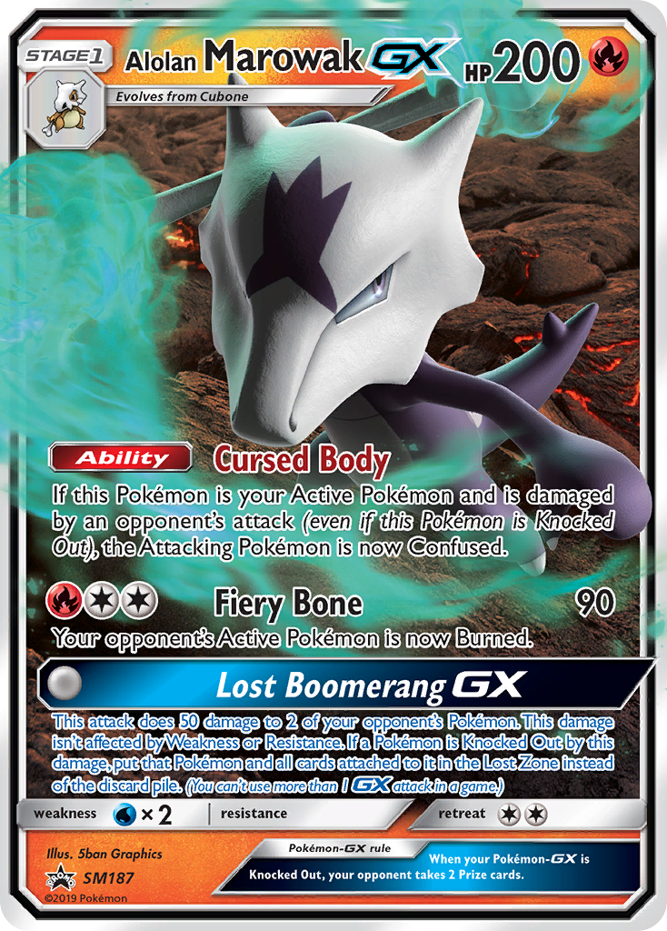 Alolan Marowak GX (SM187) [Sun & Moon: Black Star Promos] | Gam3 Escape