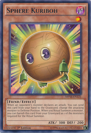 Sphere Kuriboh [MP16-EN121] Rare | Gam3 Escape