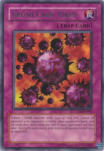 Crush Card Virus [TU01-EN006] Rare | Gam3 Escape