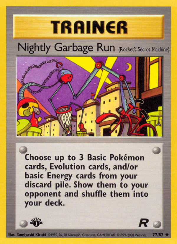 Nightly Garbage Run (77/82) [Team Rocket 1st Edition] | Gam3 Escape