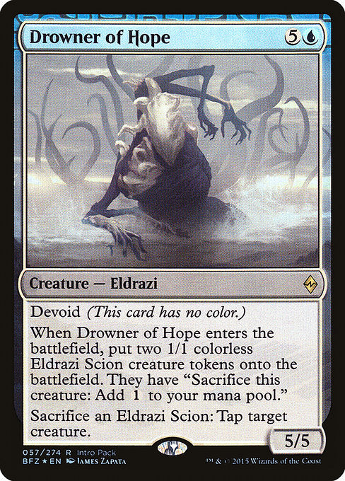 Drowner of Hope [Battle for Zendikar Promos] | Gam3 Escape